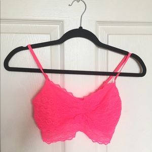 Hot Pink Victoria's Secret Pink Bralette